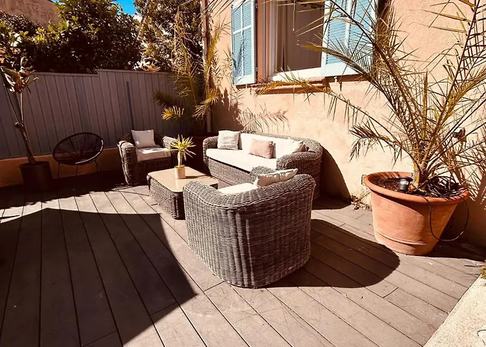 Grand 3 6 Personnes, Terrasse Privée A 300m De La Sainte-Maxime